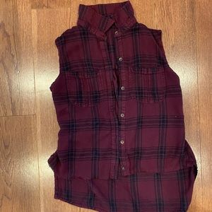 Flannel vest